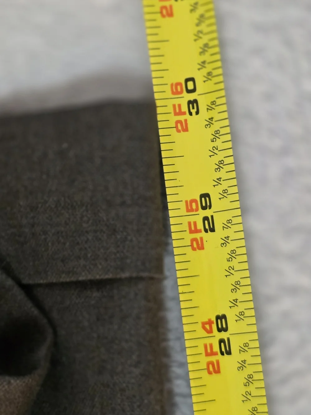Louis Raphael Men's Dress Pants in Charcoal Gray